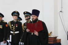 Принятие кадетской присяги в дни празднования Покрова Пресвятой Богородицы